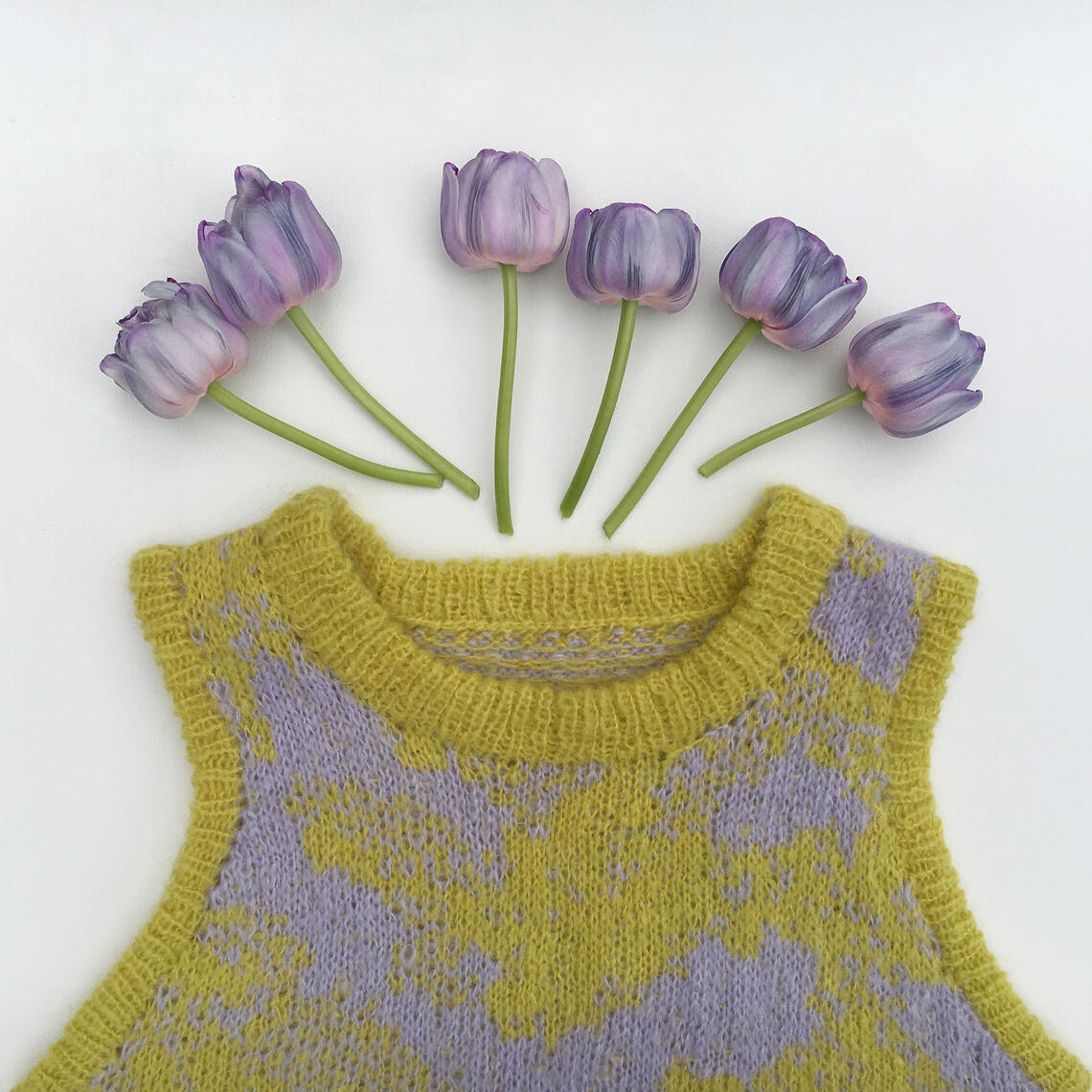 Contemporary knitting with creative and free colorwork charts for knitters and crocheters.